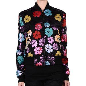 ** SOLD***NWT $950 John Galliano runway  floral bomber. Size IT 44 US 6